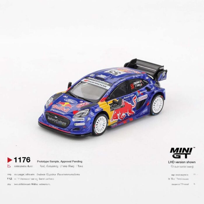 Mini Gt - 2025 Ford Puma Rally 1 #55 1176, lhd