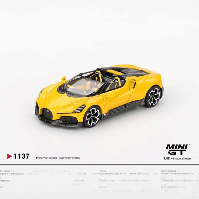 Mini Gt - 2023 Bugatti W16, Mistral lhd