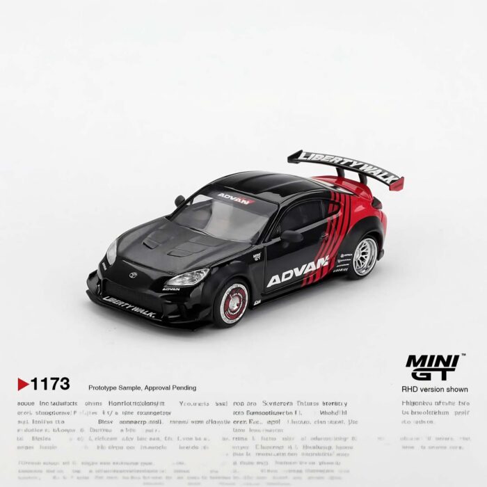 Mini Gt - 2025 Toyota GR86 LB Nation Advan 1173, rhd