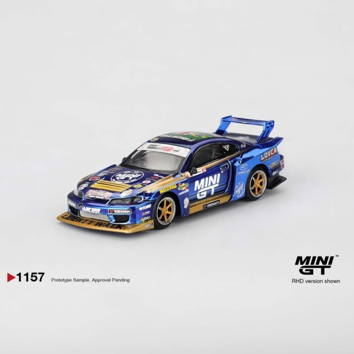 Mini Gt - 2025 Nissan Silvia S15 LB-Super Silhouette #555, rhd