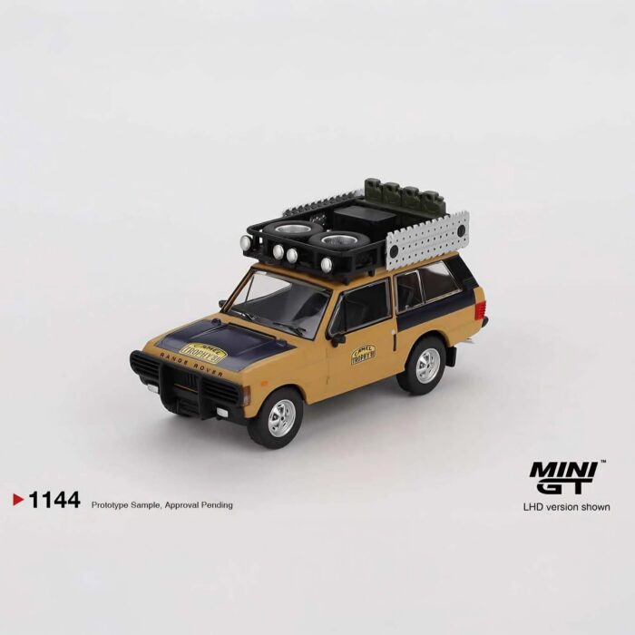 Mini Gt - 1981 Range Rover C.Swoboda & K. Mentel Winner Camel lhd, zonder seal