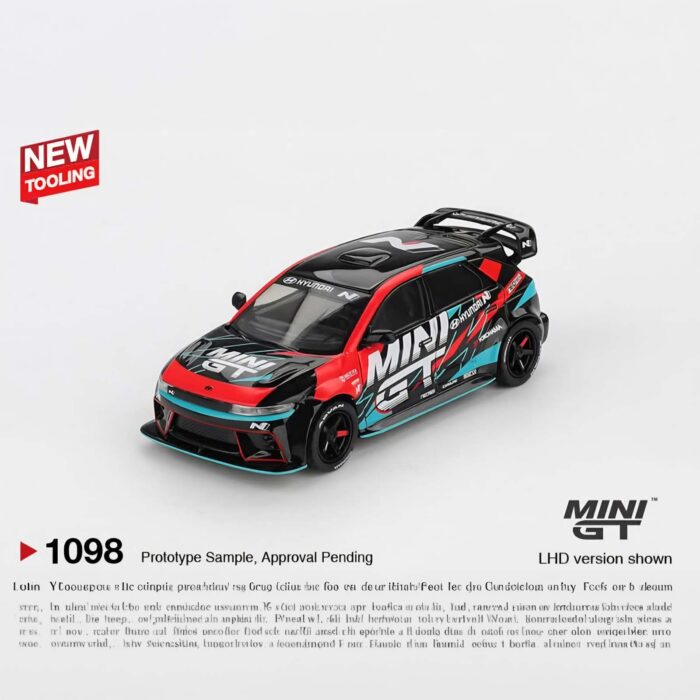Mini Gt - 2025 Hyundai Ioniq 5N Mini GT RS-01T Tokyo Auto Salon lhd, 1098
