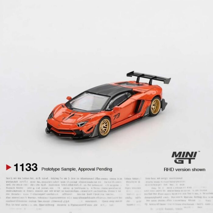 Mini Gt - 2025 Lamborghini Aventandor LB-Works Limited Edition rhd