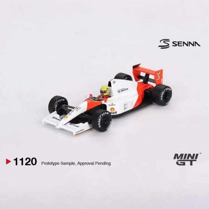 Mini Gt - 1991 McLaren MP4/6 #1 Ayrton Senna Japanese Grand Prix 2nd Place