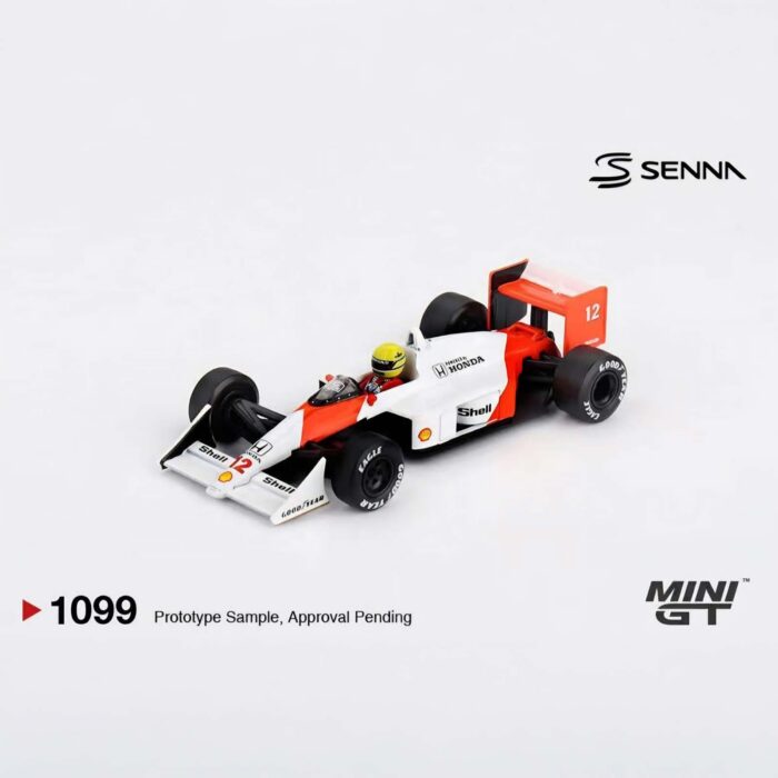 Mini Gt - 1988 McLaren MP4/4 #12 Ayrton Senna Japanese Grand Prix Winner, 1099