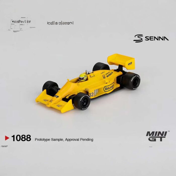 Mini Gt - 1987 Lotus 99T #12 Ayrton Senna Monaco Grand Prix Winner, 1088