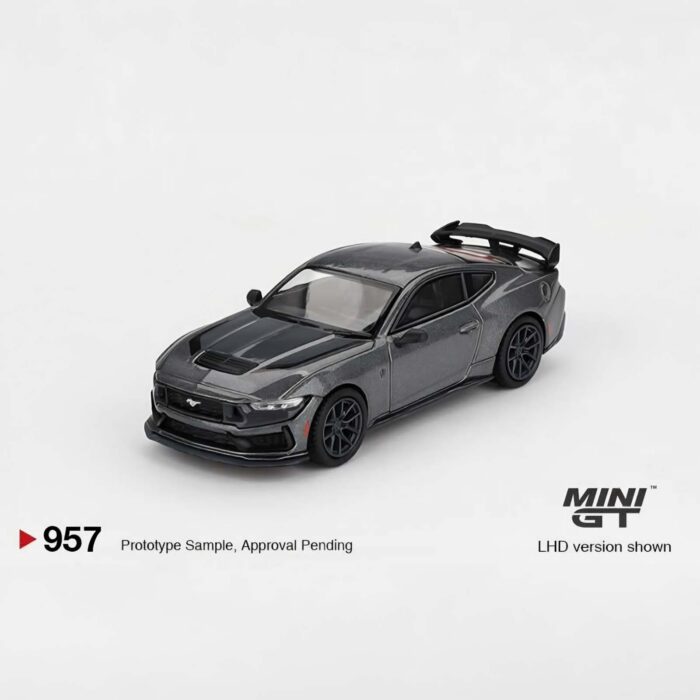 Mini Gt - 2024 Ford Mustang Dark Horse, carbonized rhd, 957