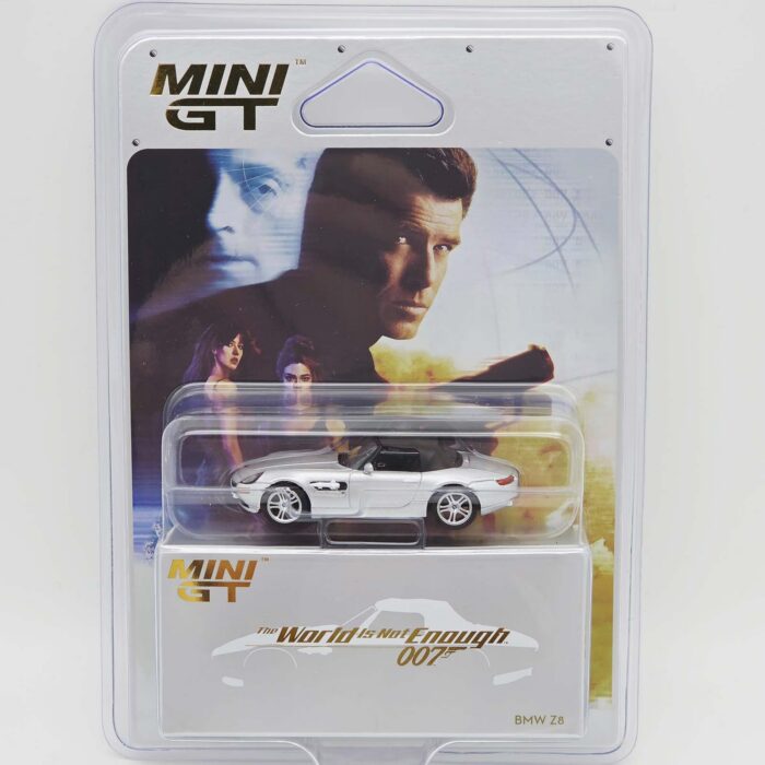 Mini Gt - 1999 BMW Z8 *The World is not enough* English Blister Packaging