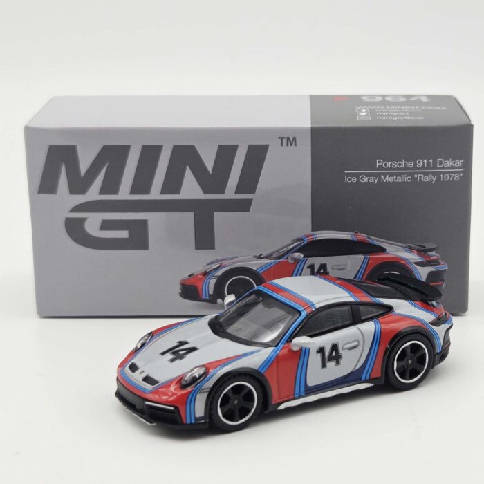 Mini Gt - 2024 Porsche 911 (992) Rally Tribute Dakar
