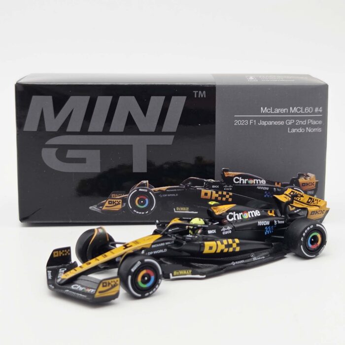 Mini Gt - 2023 McLaren MCL60 #4 Lando Norris 2nd Place Japanese GP, 767