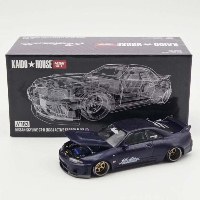 Mini Gt - 1995 Nissan Skyline GT-R (R33) Active Carbon R V2