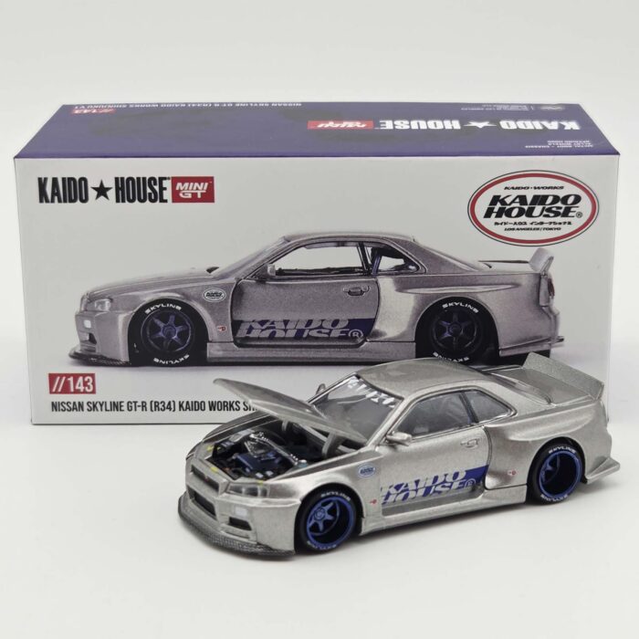 Mini Gt - 1999 Kaido House Nissan Skyline GT-R (R34)