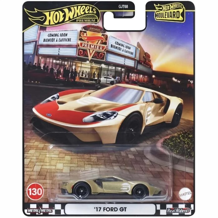 Hot Wheels - 2017 Ford GT, gold boulevard