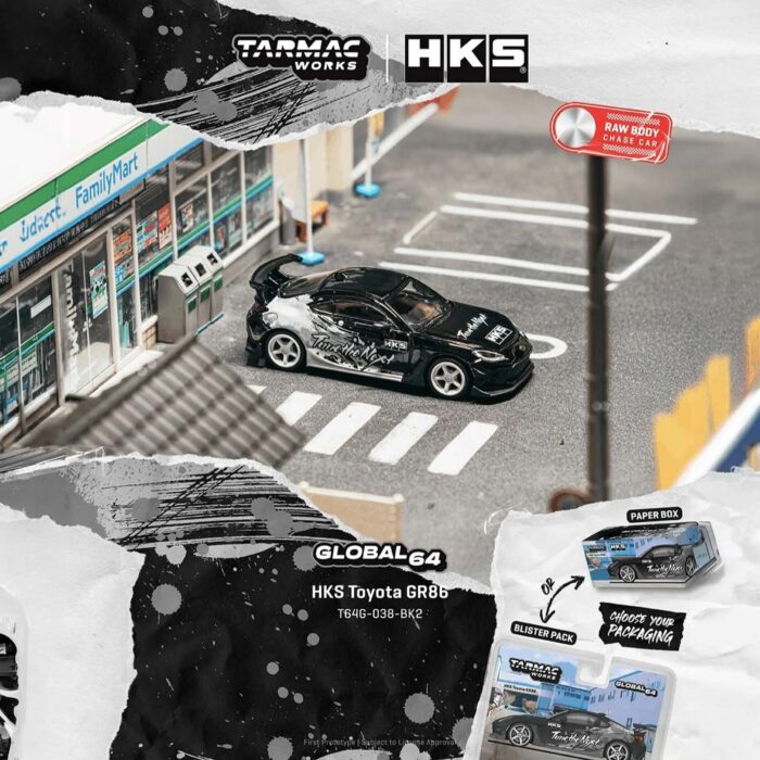 Tarmac - Toyota GR86 *HKS*, black