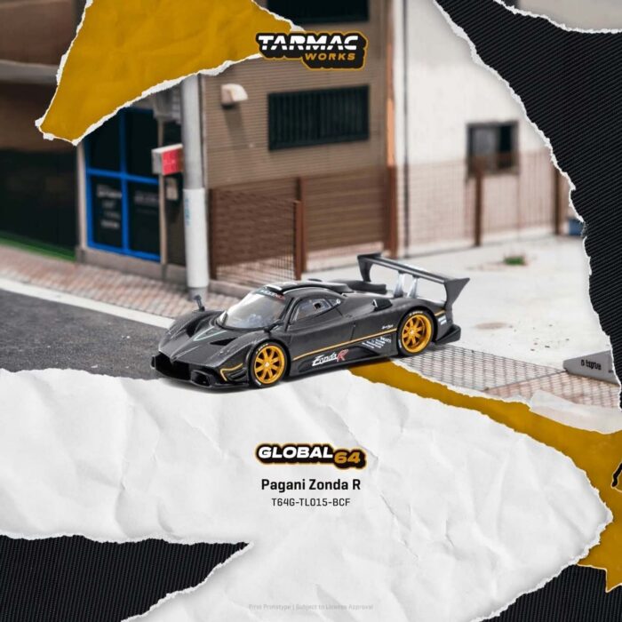 Tarmac - 2007 Pagani Zonda R Matte Exposed, carbon fiber