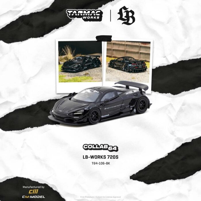 Tarmac - McLaren LB-Works 720S, black