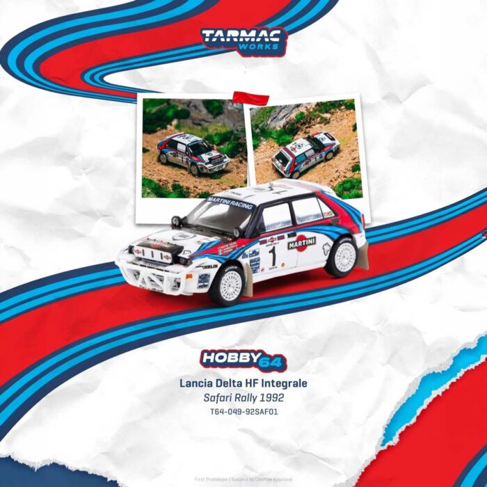 Tarmac - 1992 Lancia Delta HF Integrale #1 Juha Kankkunen/Juha Piironen