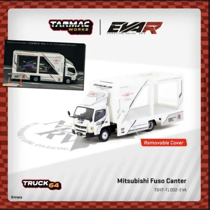 Tarmac - Mitsubishi Fuso Canter EVA Racing, white