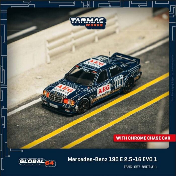 Tarmac - Mercedes-Benz 190 E 2.5-16 EVO 1, #11 Dany Snobeck DTM 1989
