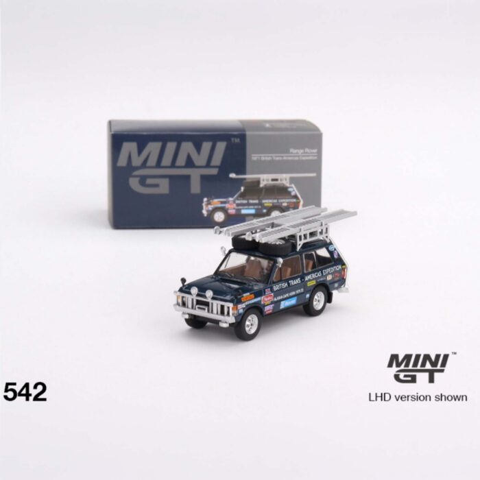 Mini Gt - 1971 Range Rover British Trans-Americas Expedition    zonder seal