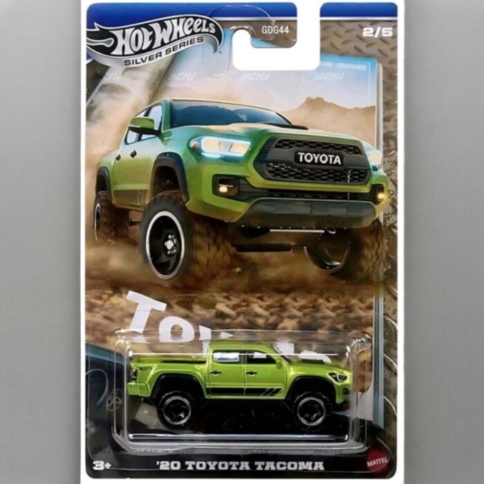 Hot Wheels - Toyota Tacoma, green toyota truck