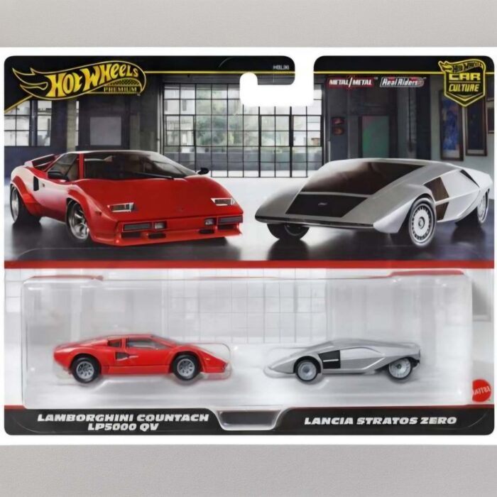 Hot Wheels - 2-pack Lamborghini Countach & Lancia Stratos Zero