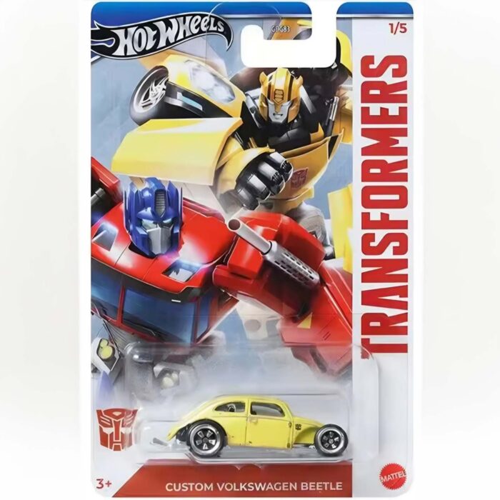 Hot Wheels - Custom Volkswagen Beetle, yellow transformers