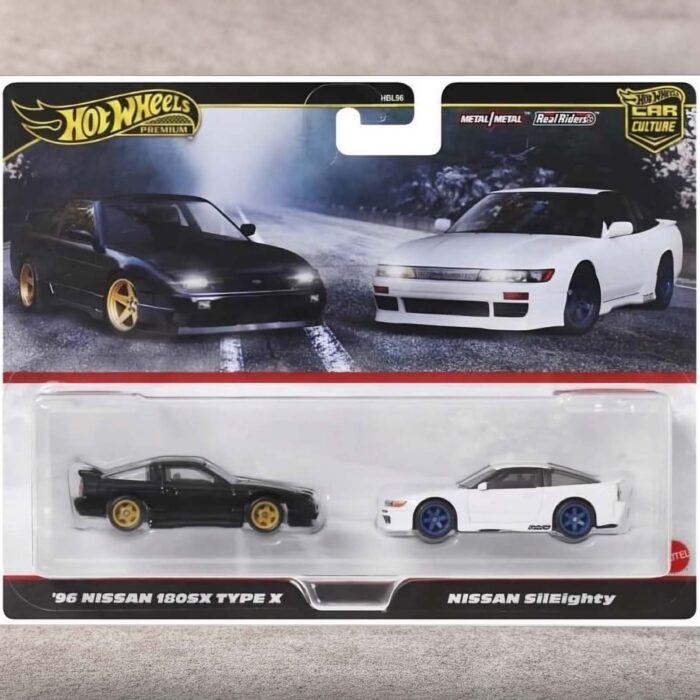 Hot Wheels - 2-pack 96 Nissan 180SX Type X & Nissan Sileighty