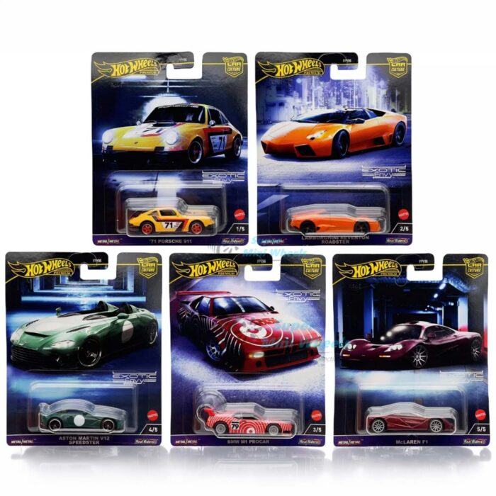 Hot Wheels - Exotic Envy 3 set 86-9595