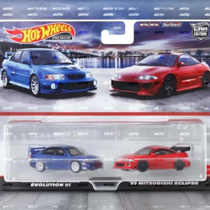 Hot Wheels - 2-pack Mitsubishi Lancer & 95 Mitsubishi Eclipse