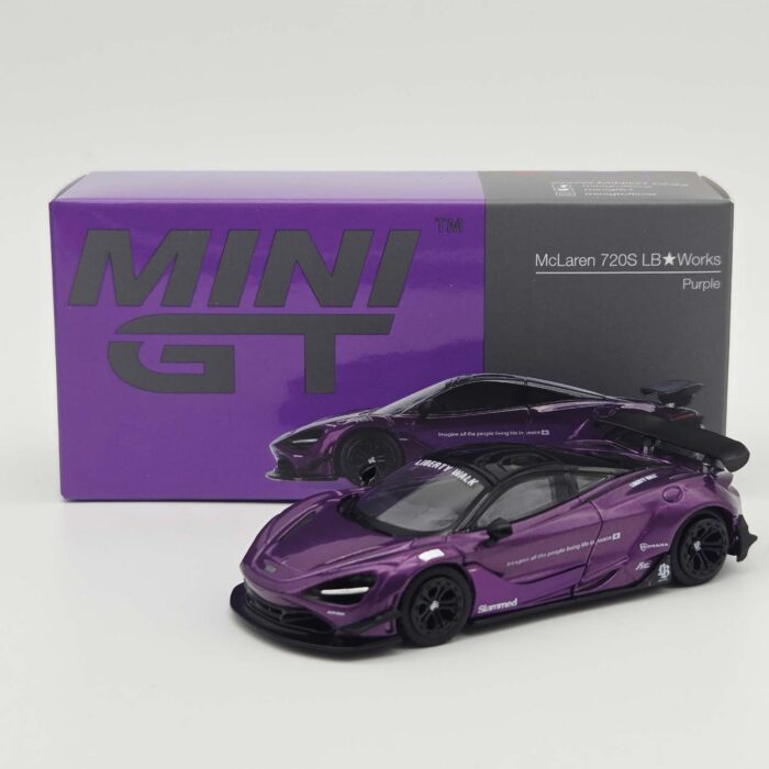 Mini Gt - 2020 McLaren 720S LB Works, purple 841