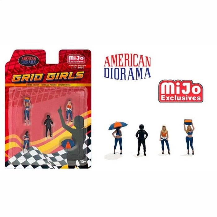 American Diorama -  Grid Girls, Diecast Figure's