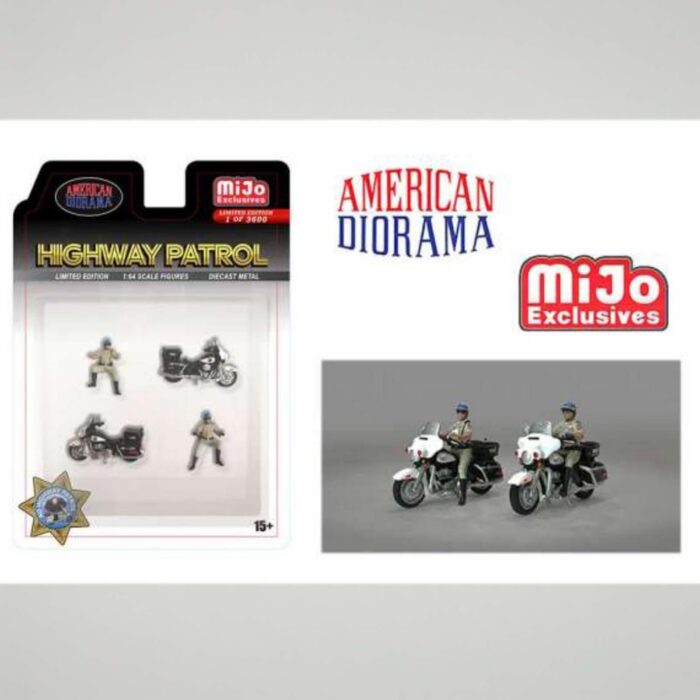 American Diorama - Highway Patrol, Diecast Figure's