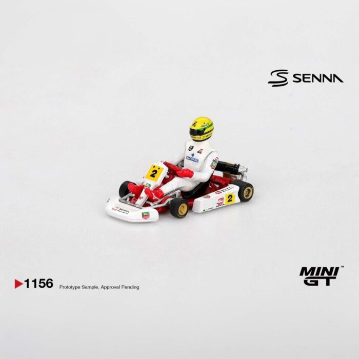 Mini Gt - 1993 Senna Kart Formula K #2 Ayrton Senna Da Silva Masters blister