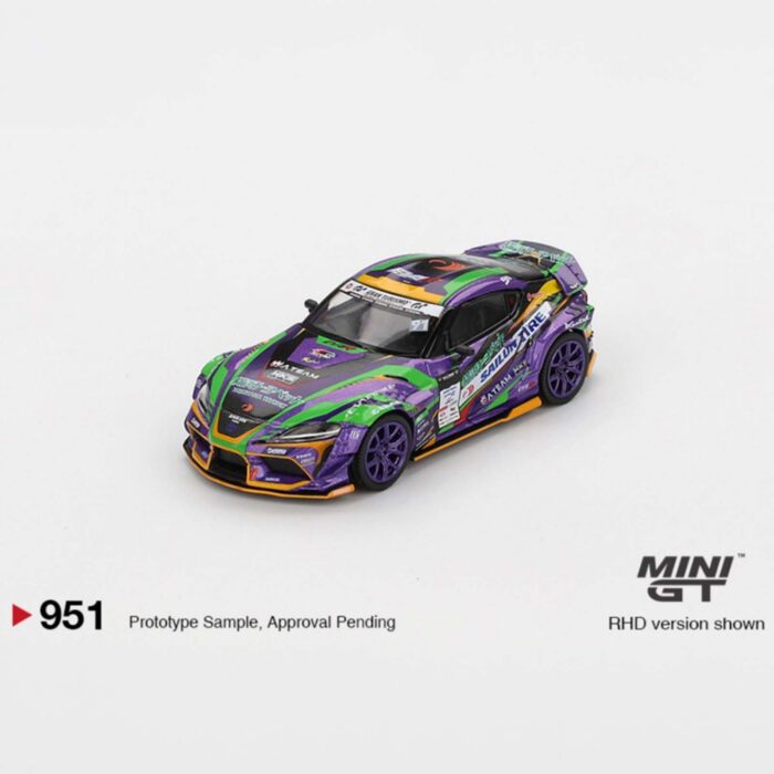 Mini Gt - 2021 Toyota GR Supra Kuhl D1GP Evangelion Racing blister, 951