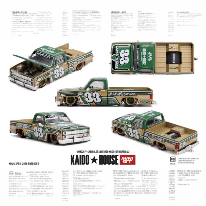 Mini Gt - 1980 Chevrolet Silverado Kaido Intimidator V2