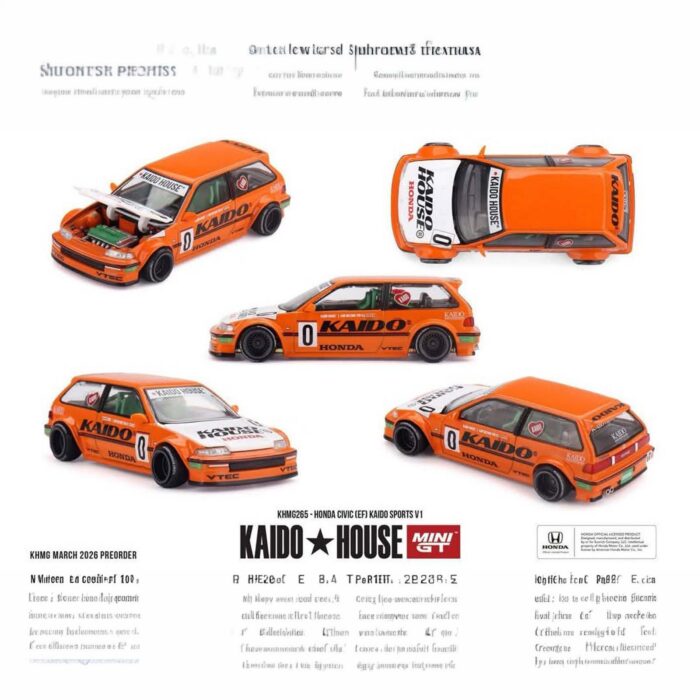 Mini Gt - 1987 Honda Civic (EF) Kaido Sports V1