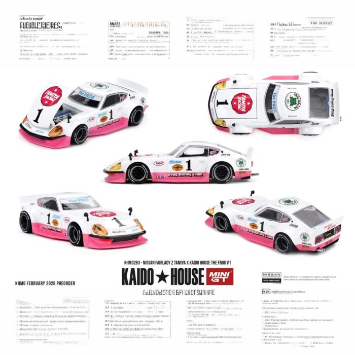 Mini Gt - 1969 Nissan Fairlady Z Tamiya The Frog V1