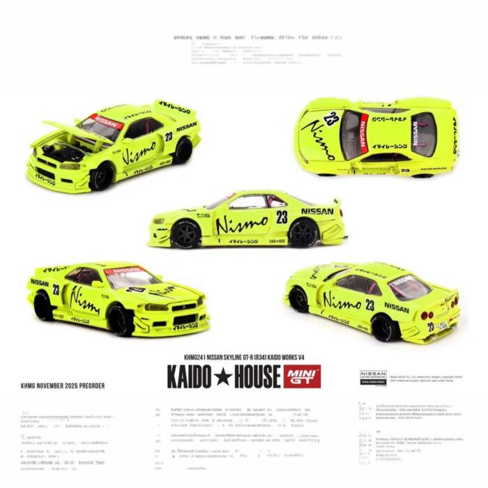 Mini Gt - Nissan Skyline GT-R (R34) KAIDO Works