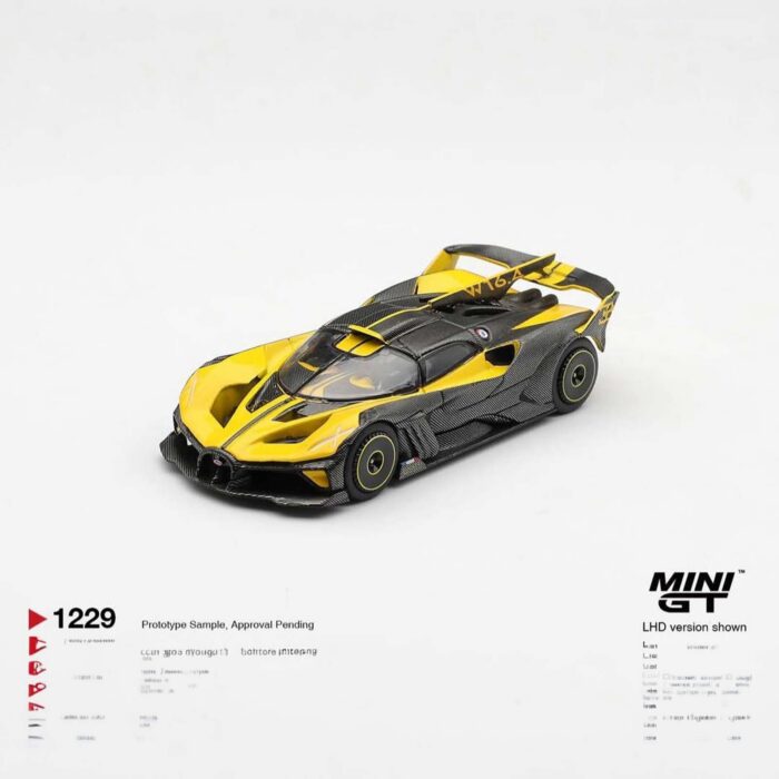 Mini Gt - 2020 Bugatti Bolide, 1229, lhd