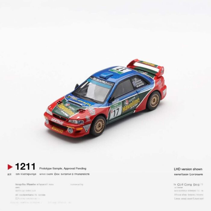 Mini Gt - 2000 Subaru Impreza WRC98 #17 Rally New Zealand blister
