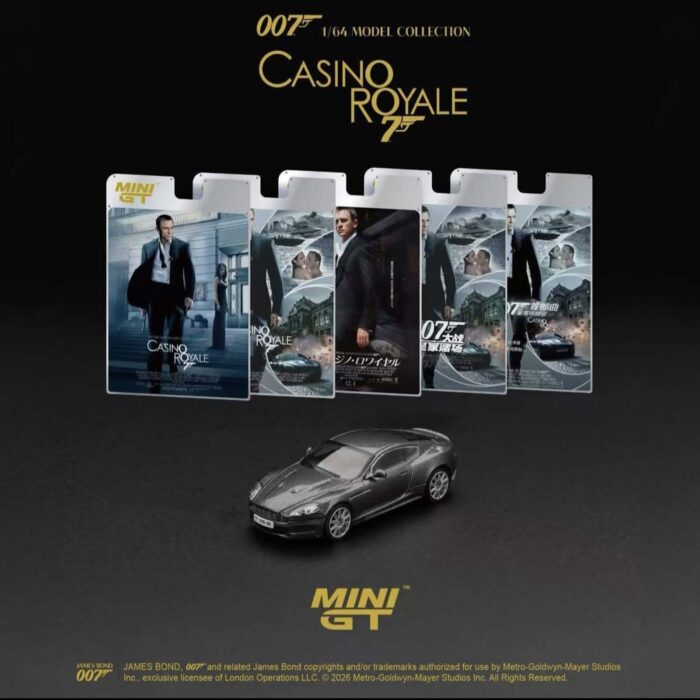 Mini Gt - 2006 Aston Martin DBS *Casino Royale* Japanese Blister
