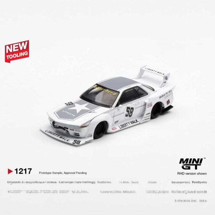 Mini Gt - 2025 Nissan GTR (R32) LB-Kaido Works TAS lhd 1217