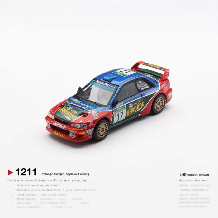 Mini Gt - 2000 Subaru Impreza WRC98 #17 Rally New Zealand lhd