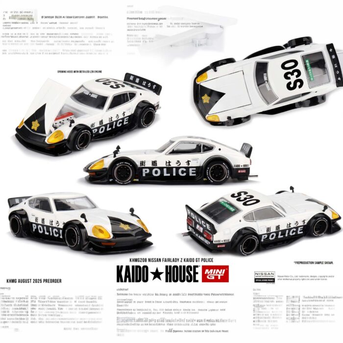 Mini Gt - 1978 Nissan Fairlady Z *Kaido GT Police* 208
