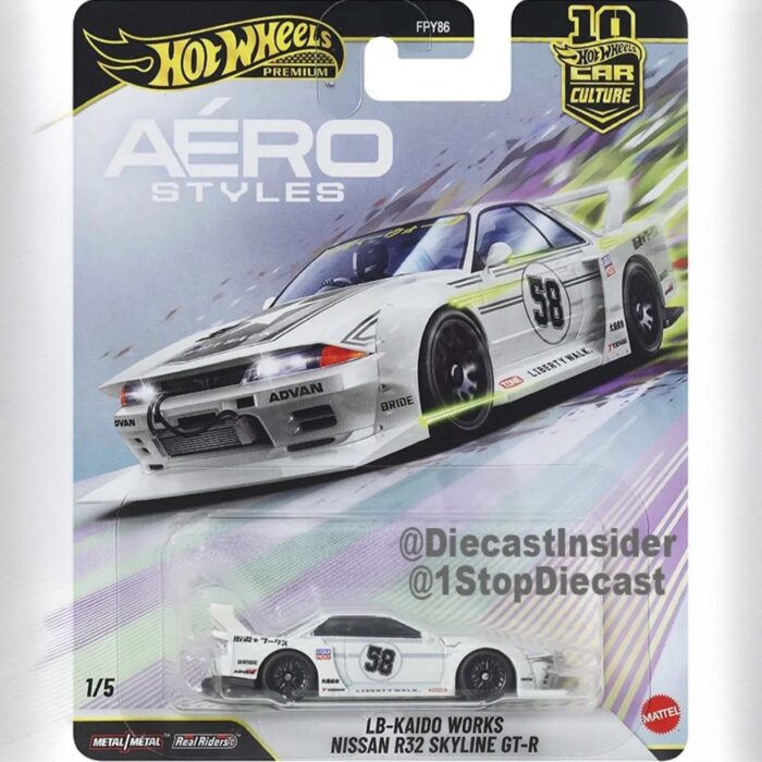 Hot Wheels - LB-Kaido Works Nissan R32 Skyline GT-R #58