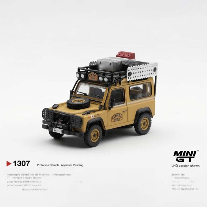 Mini Gt - 1985 Land Rover Defender 90 *Camel Trophy, 1307, lhd