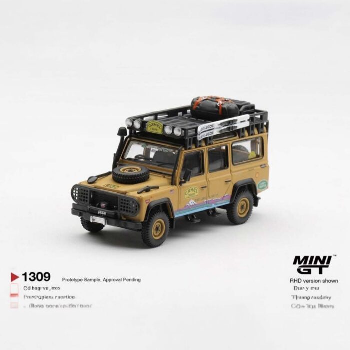 Mini Gt - 1998 Land Rover Defender 110 *Camel Trophy, 1309, lhd