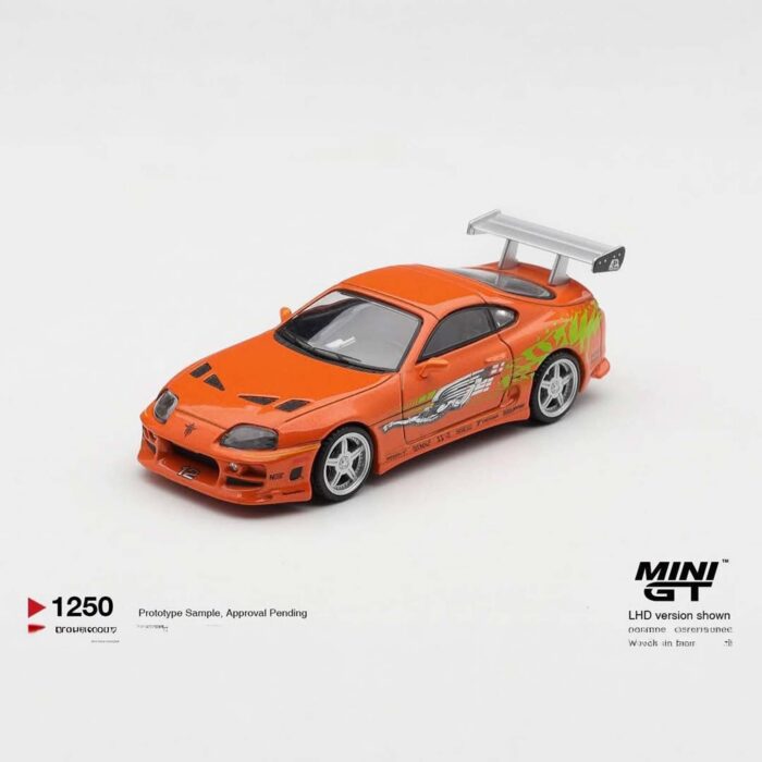 Mini Gt - 2001 Toyota Supra MK4 The Fast and The Furious, 1250, blister