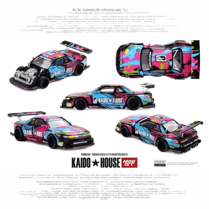 Mini Gt - 1991 Nissan Silvia S13-R Kaido Splash V1